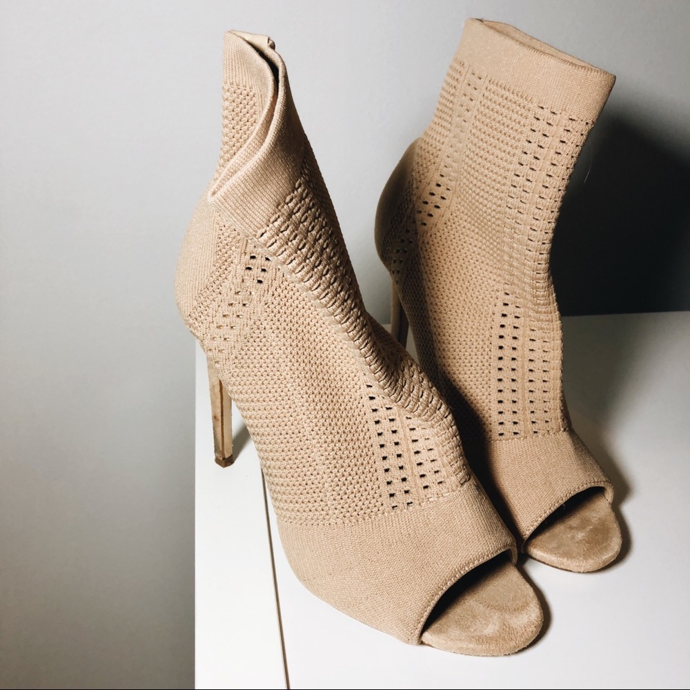 Nude Ankle Heels